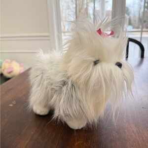 Ty Classic "Foofie" plush toy Maltese Long Hair Dog Puppy